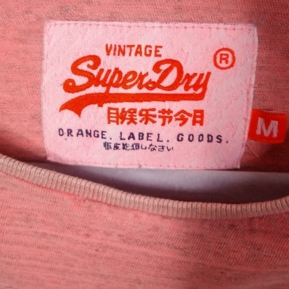 Vintage super dry orange label goods Shirt size m - Picture 6 of 6